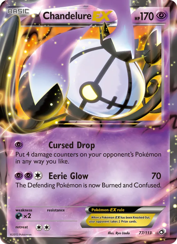 Chandelure-EX 77/113 Legendary Treasures