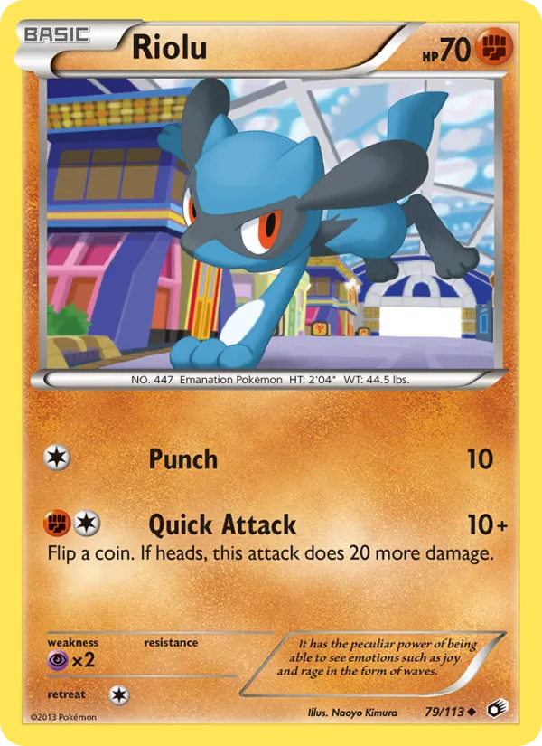 Riolu 79/113 Legendary Treasures