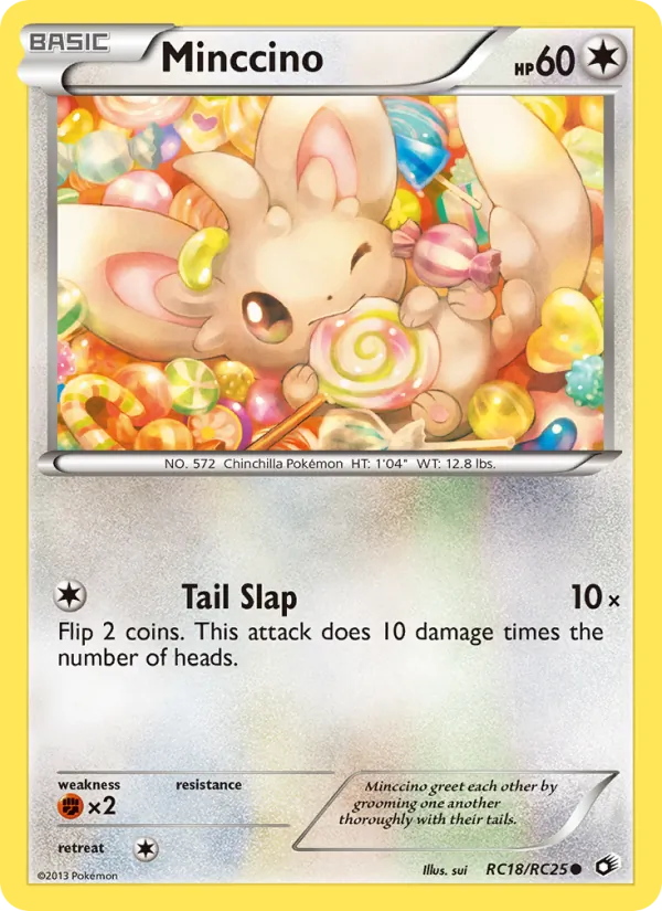 Minccino RC18 Legendary Treasures