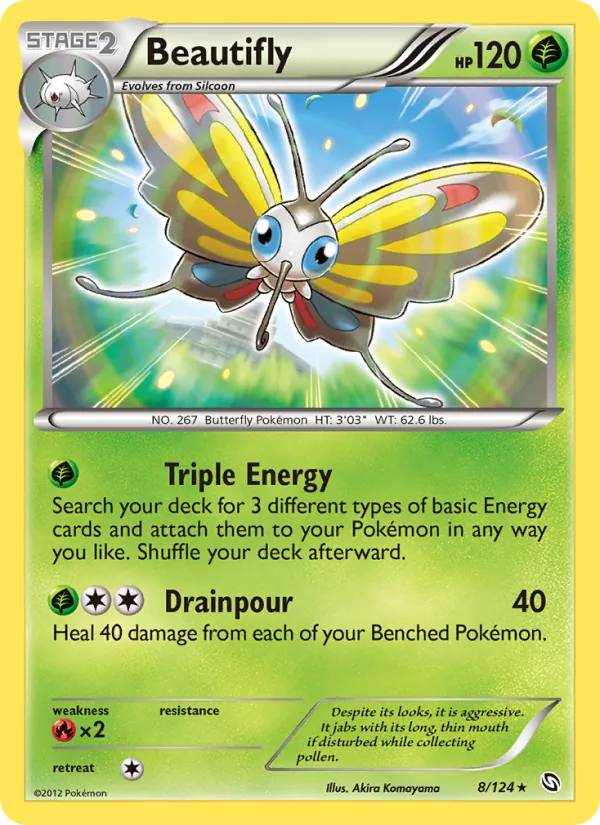 Beautifly 8/124 Dragons Exalted