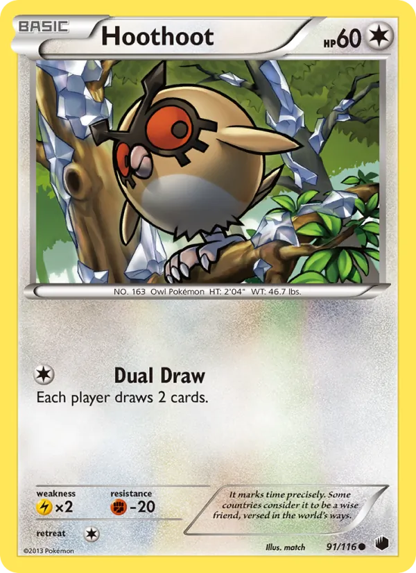 Hoothoot 91/116 Plasma Freeze