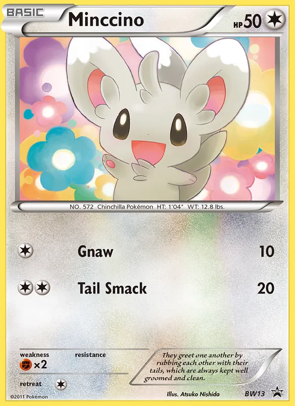 Minccino BW13 BW Black Star Promos