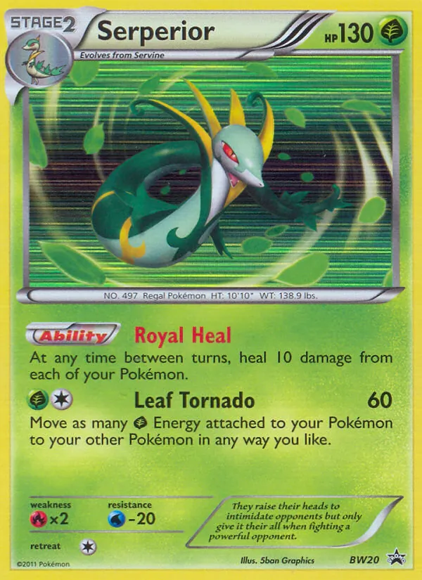 Serperior BW20 BW Black Star Promos