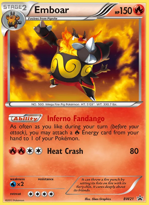 Emboar BW21 BW Black Star Promos