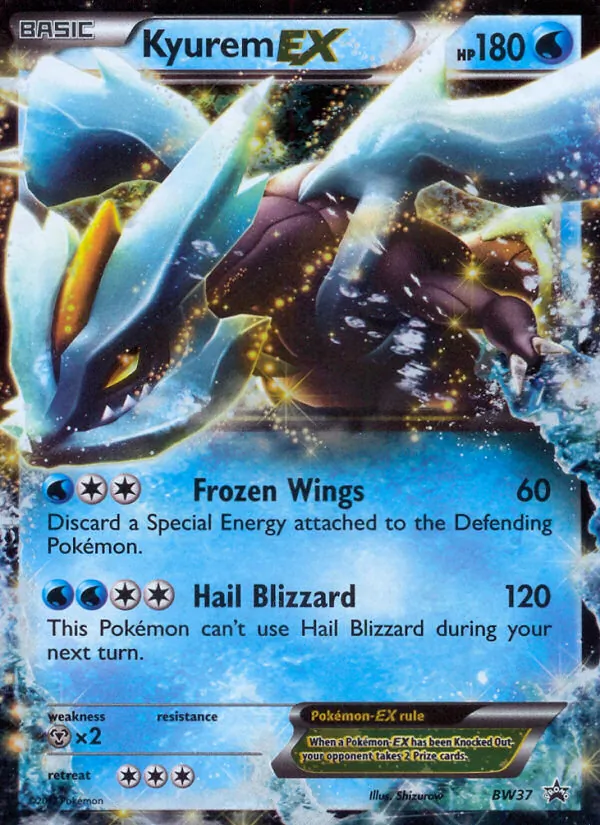 Kyurem-EX BW37 BW Black Star Promos