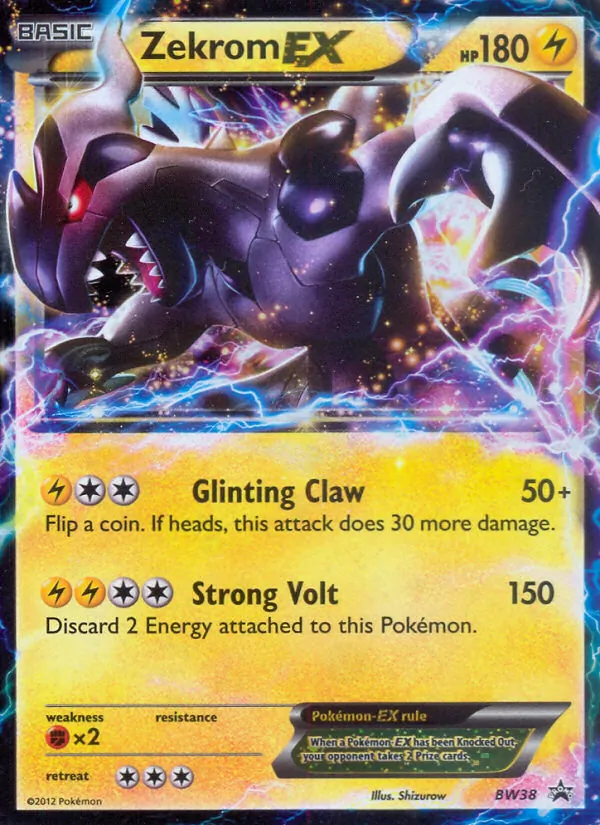 Zekrom-EX BW38 BW Black Star Promos