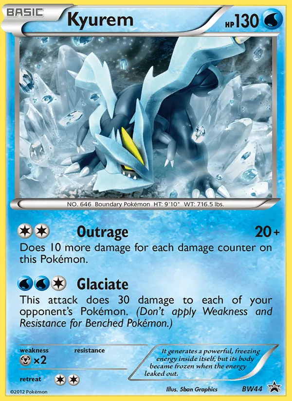 Kyurem BW44 BW Black Star Promos