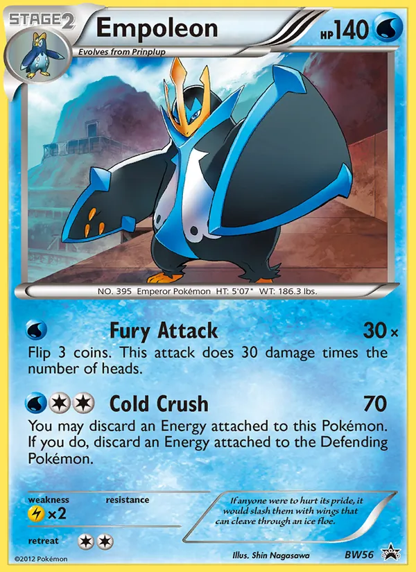 Empoleon BW56 BW Black Star Promos