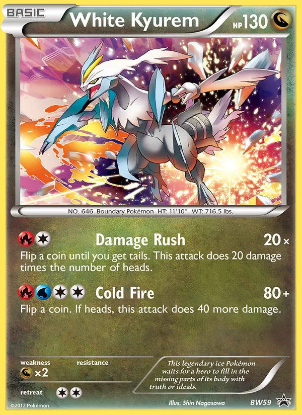 White Kyurem BW59 BW Black Star Promos