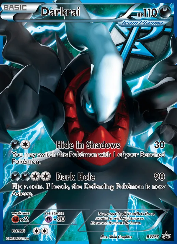 Darkrai BW73 BW Black Star Promos