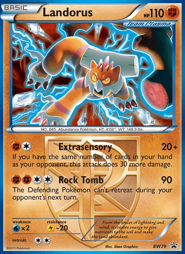 Landorus BW79 BW Black Star Promos
