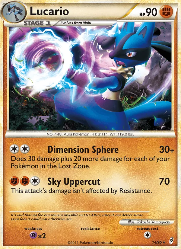Lucario 14/95 Call of Legends