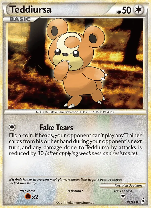 Teddiursa 73/95 Call of Legends