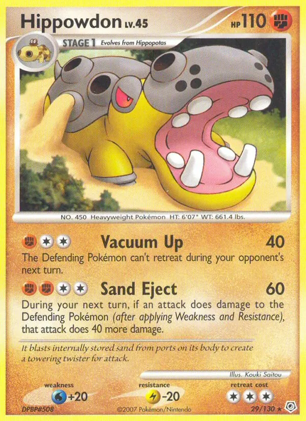 Hippowdon 29/130 Diamond & Pearl