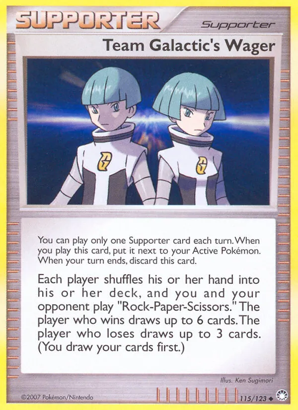 Team Galactic's Wager 115/123 Mysterious Treasures