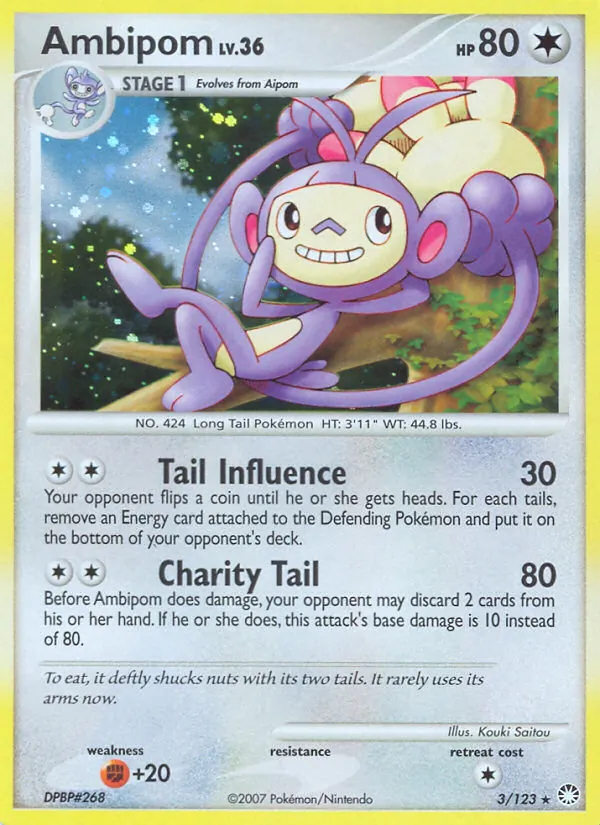 Ambipom 3/123 Mysterious Treasures