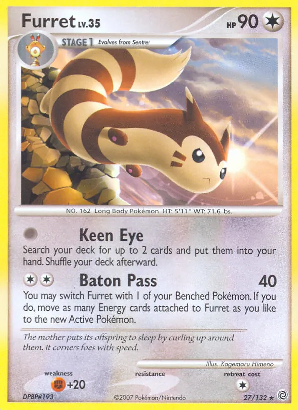Furret 27/132 Secret Wonders