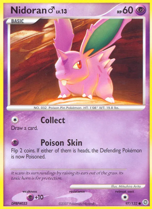 Nidoran♂ 97/132 Secret Wonders
