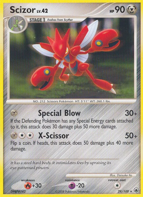 Scizor 29/100 Majestic Dawn