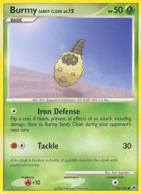 Burmy Sandy Cloak 54/100 Majestic Dawn
