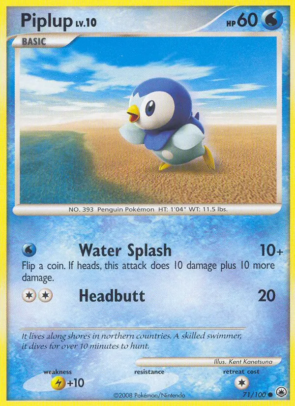 Piplup 71/100 Majestic Dawn