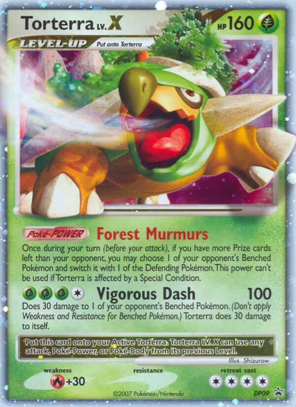 Torterra DP09 DP Black Star Promos