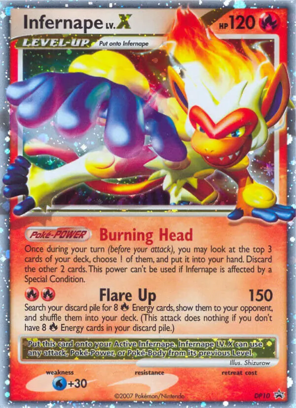 Infernape DP10 DP Black Star Promos