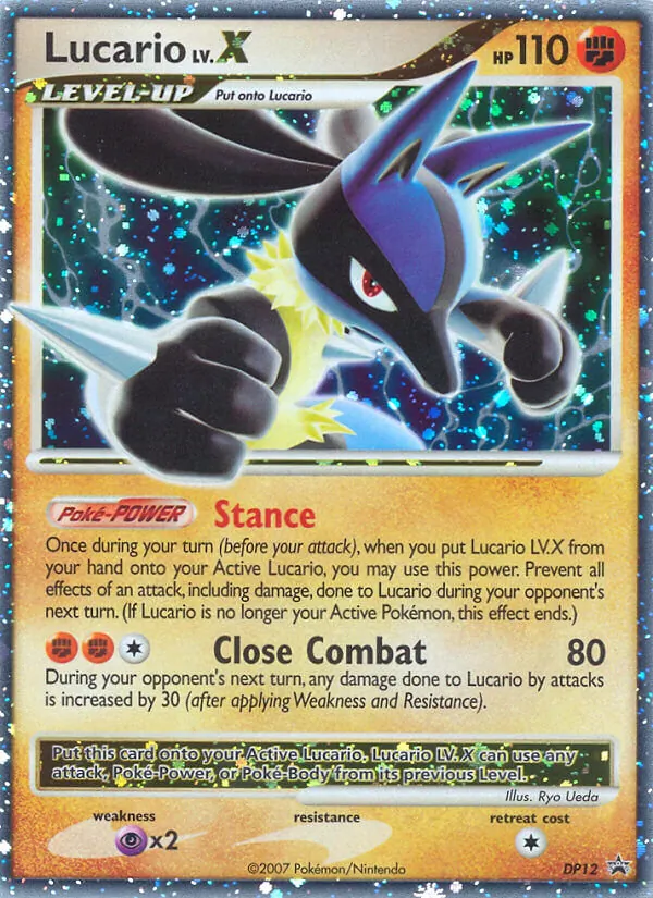 Lucario DP12 DP Black Star Promos
