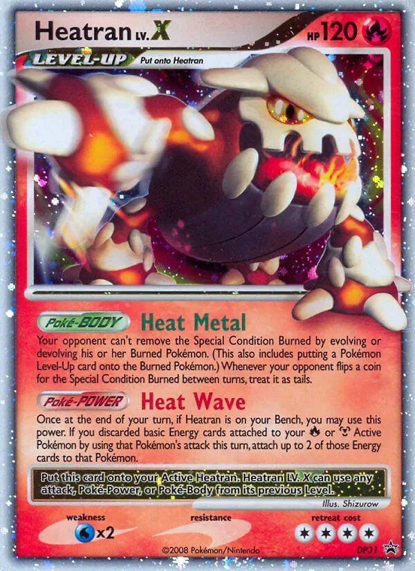 Heatran DP31 DP Black Star Promos