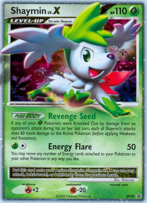 Shaymin DP39 DP Black Star Promos
