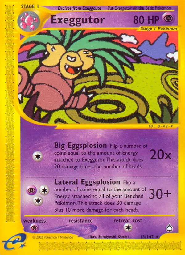 Exeggutor 13/147 Aquapolis