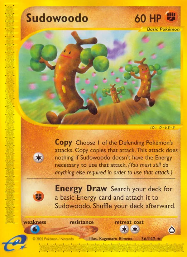 Sudowoodo 36/147 Aquapolis