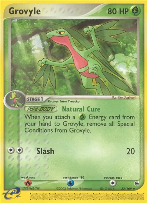 Grovyle 32/109 Ruby & Sapphire
