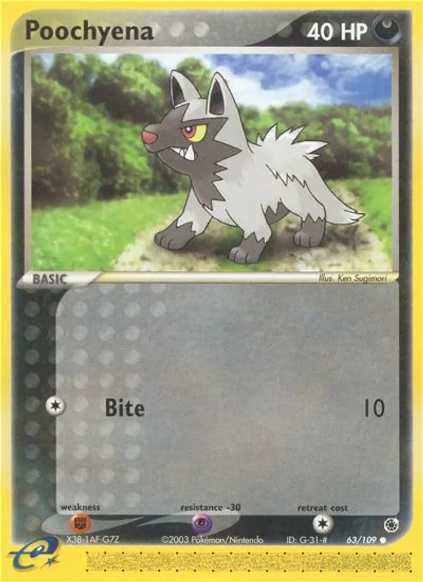 Poochyena 63/109 Ruby & Sapphire