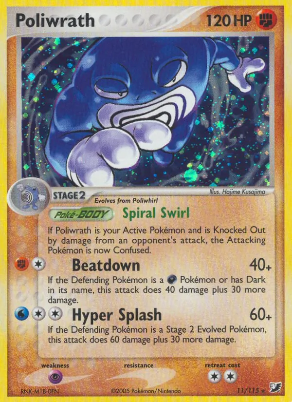 Poliwrath 11/115 Unseen Forces
