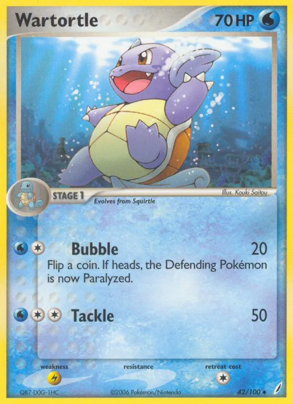 Wartortle 42/100 Crystal Guardians