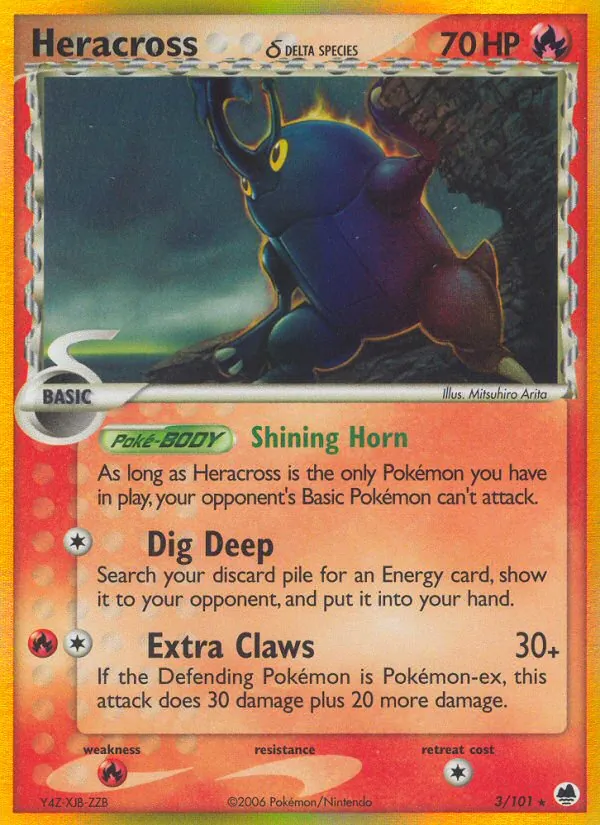 Heracross δ 3/101 Dragon Frontiers