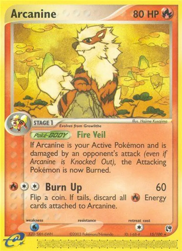Arcanine 15/100 Sandstorm