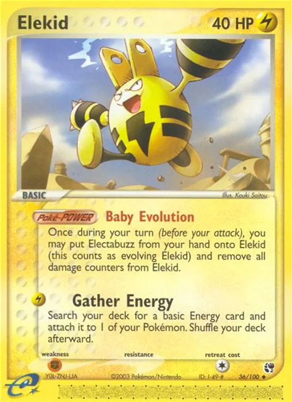 Elekid 36/100 Sandstorm