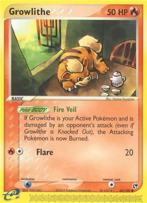 Growlithe 65/100 Sandstorm