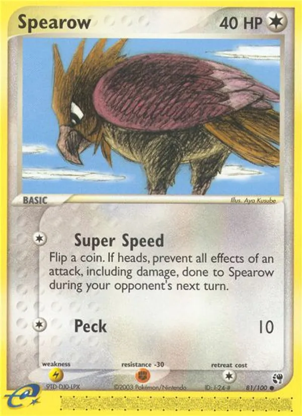 Spearow 81/100 Sandstorm