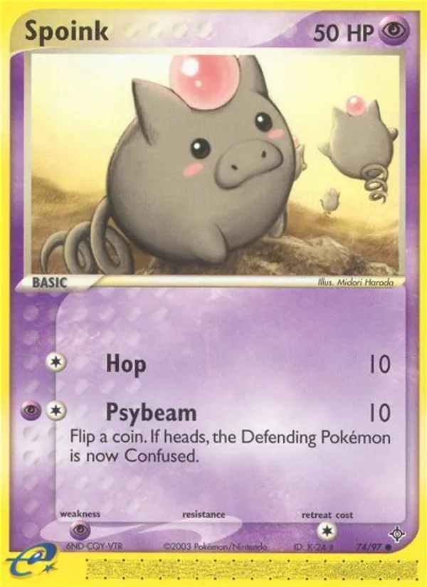Spoink 74/97 Dragon