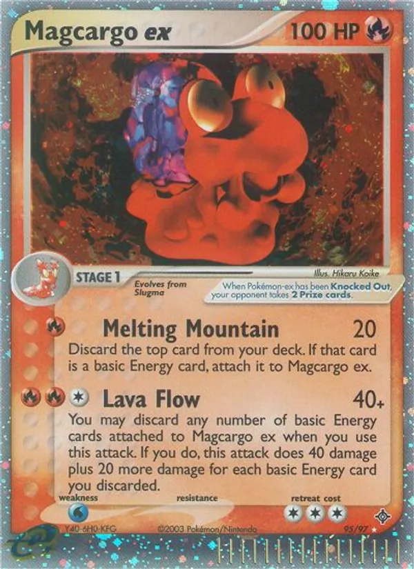 Magcargo ex 95/97 Dragon