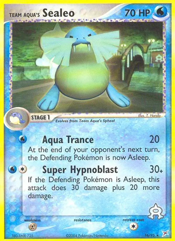 Team Aqua's Sealeo 16/95 Team Magma vs Team Aqua