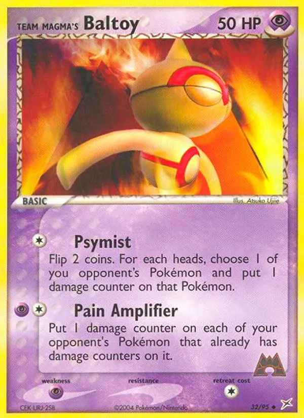 Team Magma's Baltoy 32/95 Team Magma vs Team Aqua