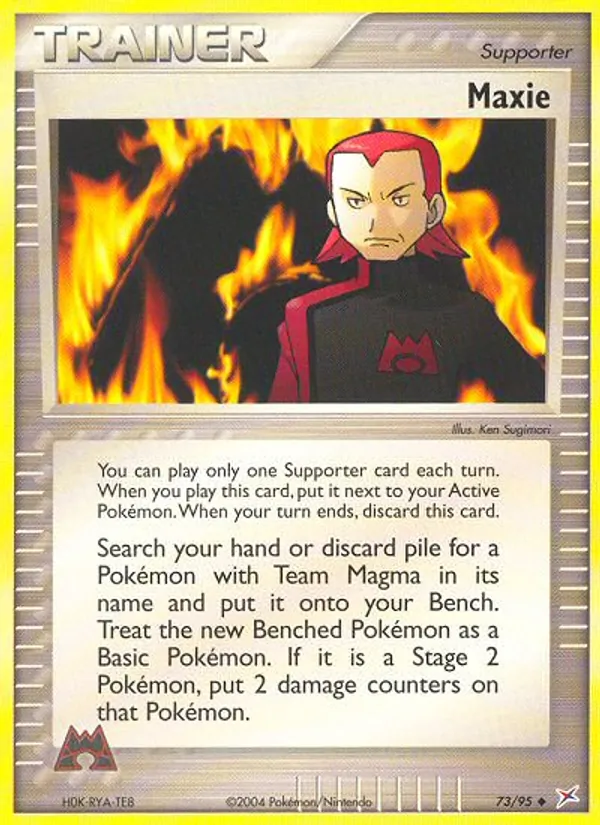 Maxie 73/95 Team Magma vs Team Aqua