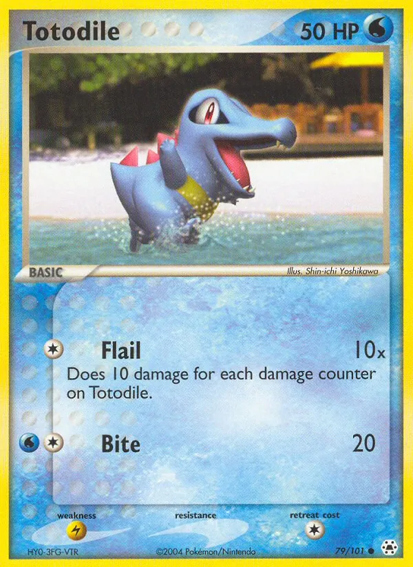 Totodile 79/101 Hidden Legends