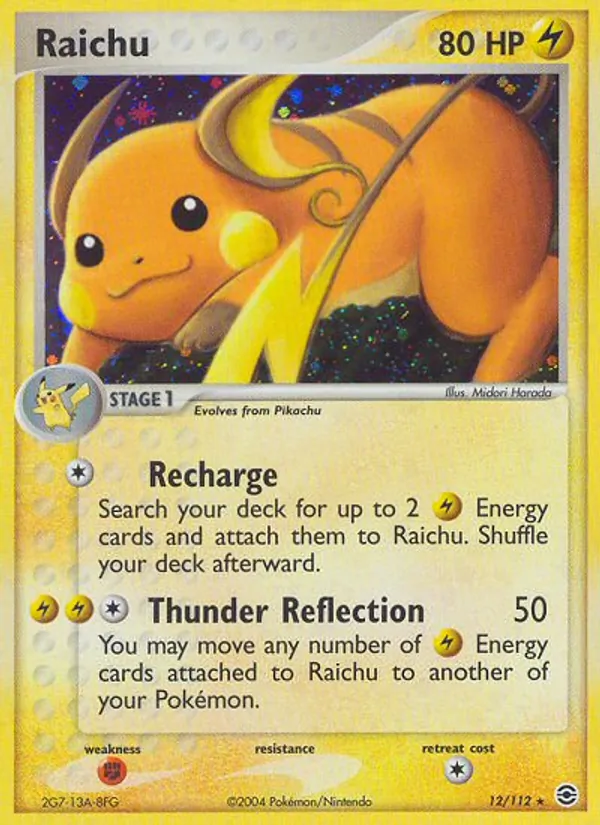 Raichu 12/112 FireRed & LeafGreen