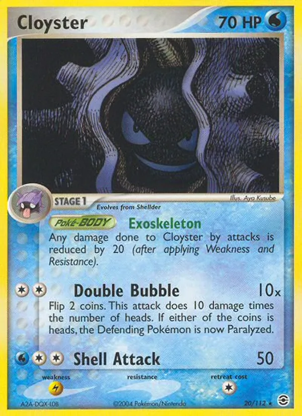 Cloyster 20/112 FireRed & LeafGreen