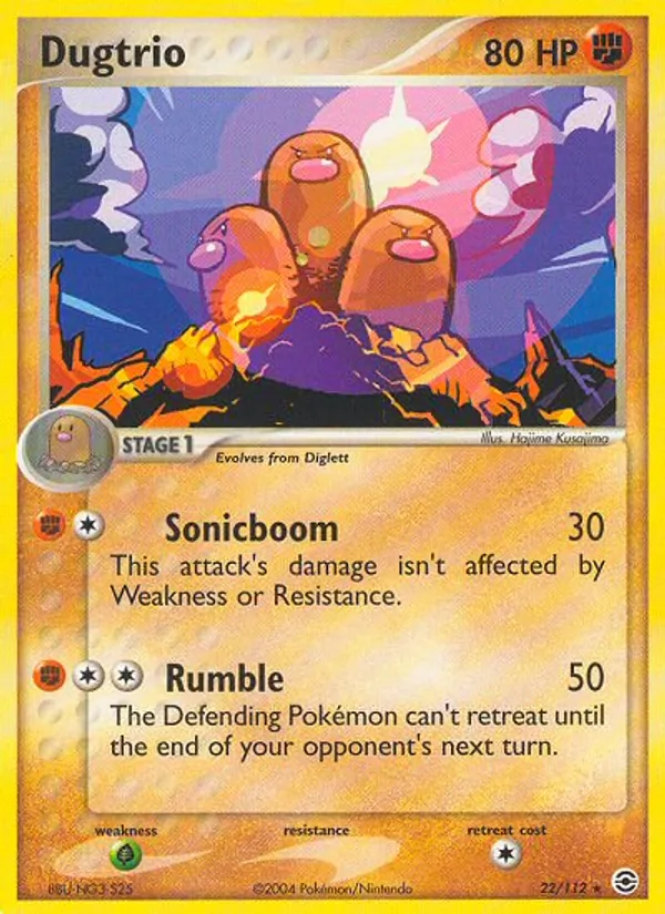 Dugtrio 22/112 FireRed & LeafGreen
